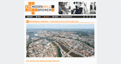 Desktop Screenshot of medienmeile-bremen.de